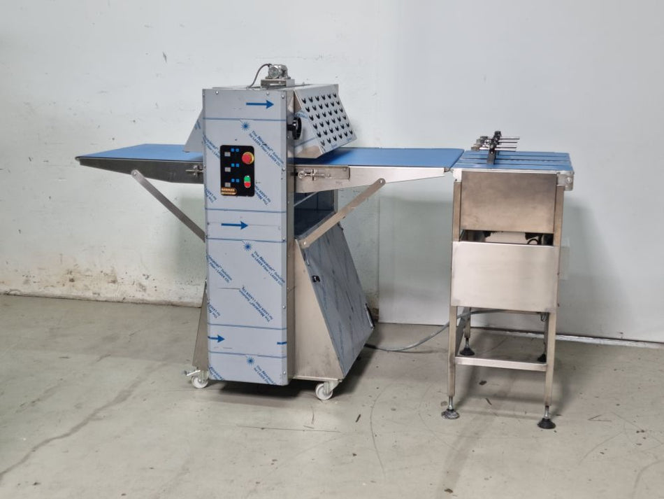 Ausrollmaschine mit Zentrierbänder Nanmak DS 760