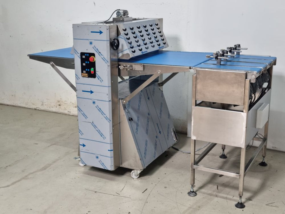 Ausrollmaschine mit Zentrierbänder Nanmak DS 760