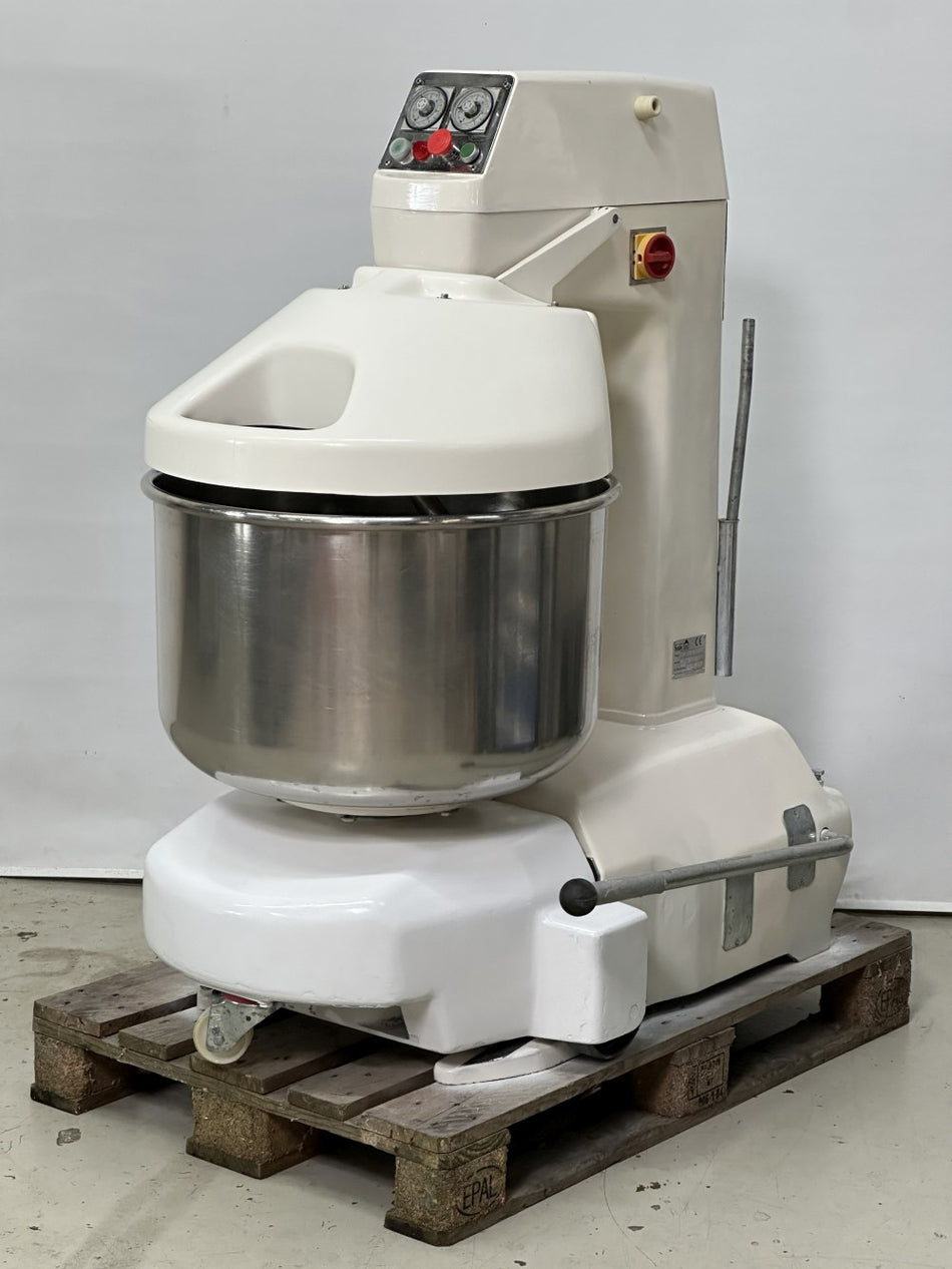 Extendable spiral mixer Boku SK 80 A dough mixer with tub trolley