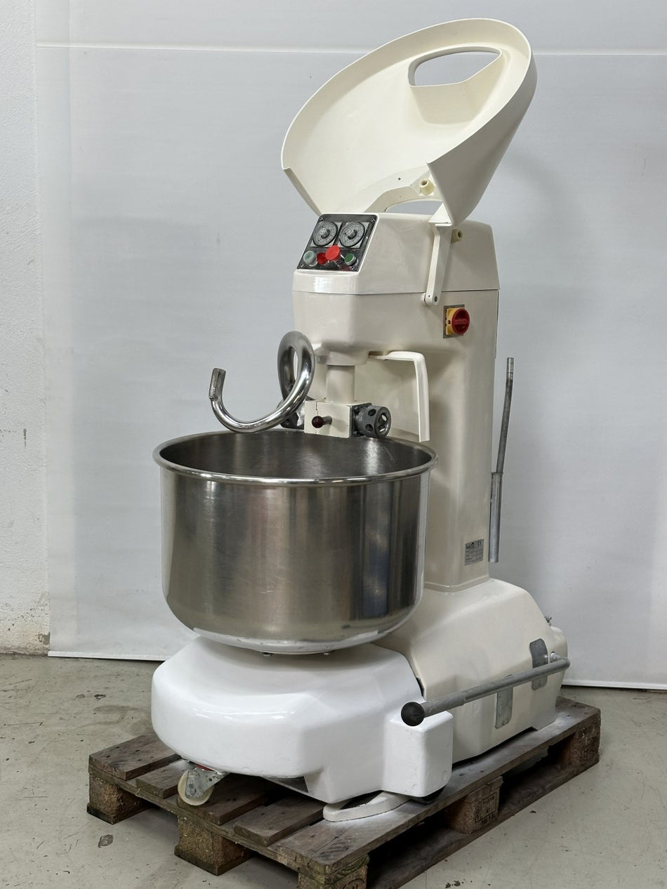 Extendable spiral mixer Boku SK 80 A dough mixer with tub trolley