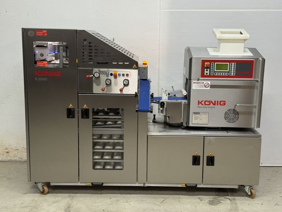 König Mini Rex G2000 ekmek rulosu işleme sistemi