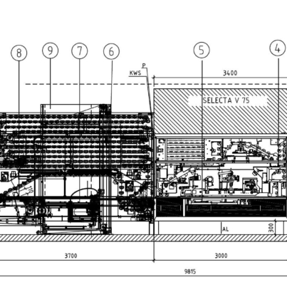 Drawing Selecta V75 Kombi